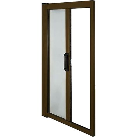 ZANZARIERA A RULLO LATERALE PER PORTA cm 150 x 250 - marrone ral 8017 cm 150 x 250 - marrone ral 8017