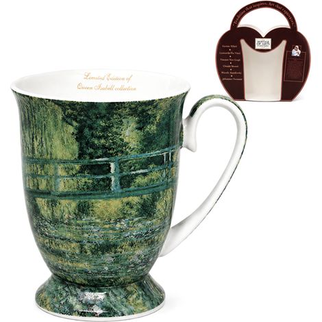 Taza de Claude Monet "El puente sobre el estanque" de 300 ml. Regalo para la reina Isabel. (1/5)