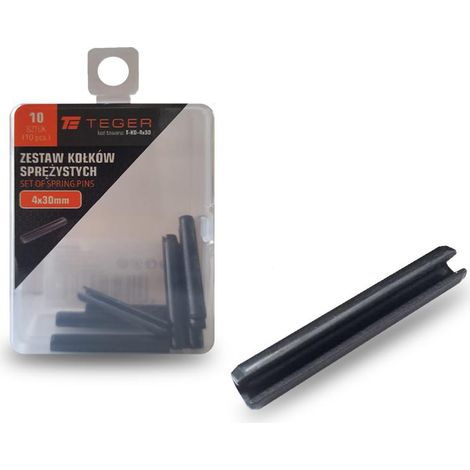 Perno elastico Teger 4x30, 10 pezzi (1/3)