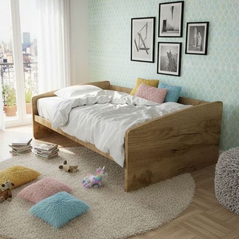 Divano letto singolo 120x190  - Ideale per camerette - Quercia