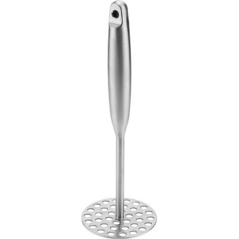 Masher de pommes de terre, stain sans purée de pommes de terre lisse en acier sans acier, presse à l'ail et outil gastronomique pour légumes (1/4)