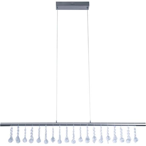 Hängelampe Pendellampe Esstischlampe LED Kristall Wohnzimmerlampe dimmbar 120 cm (1/5)