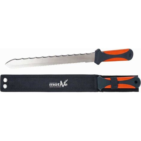 COLTELLO MOTIVE IN LANA MINERALE E POLISTIROLO CON FODERO 070 193