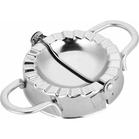 Stampo per ravioli, utensili per pasta in acciaio inox, macchina per gnocchi, pressa per pasta, stampo per crostate, taglia L (1/3)