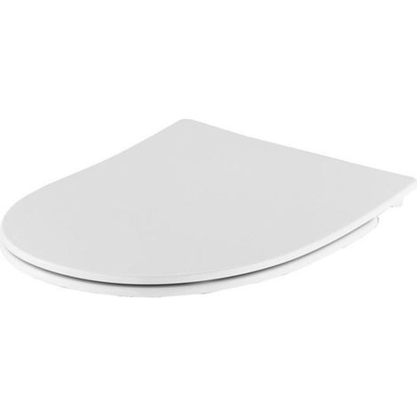 Pressalit Zano abattant WC Slim avec couvercle avec softclose et lift-off pour WC suspendu Zano et Zano Compact blanc (1/2)