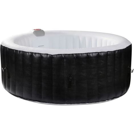 Spa gonflable rond 4 places â 130 micro jets â RevĂȘtement en polyester laminĂ© renforcĂ© â Confort optimal pour dĂ©tente â Sunspa (1/5)