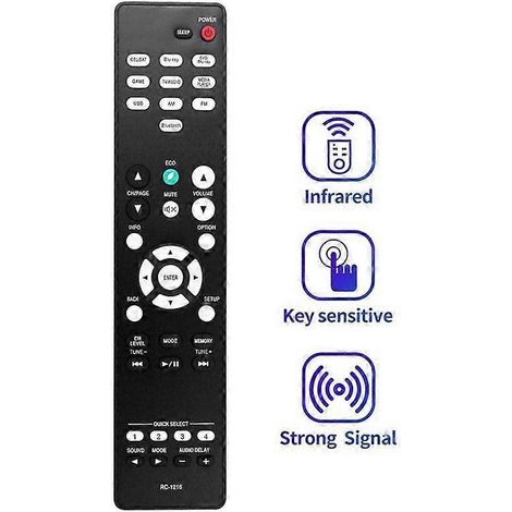 RC-1216 Replace Remote Control for Denon AV Surround Receiver AVR-S530BT AVRS530BT AVR-S540BT AVRS54 (1/4)