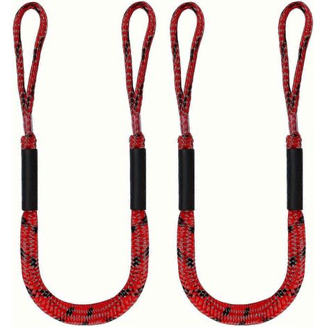 grandes cordes élastiques d'amarrage pour bateau, amortisseurs de chocs, accessoires de cordage d'amarrage, 1,2 à 1,7 m (1/5)