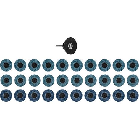 Meules à papier abrasif, 12 000 à 14 000 tr/min 31 pièces Disque de ponçage semi-ouvert, métaux non ferreux Aluminium pour rectifieuse Acier inoxydable (1/4)