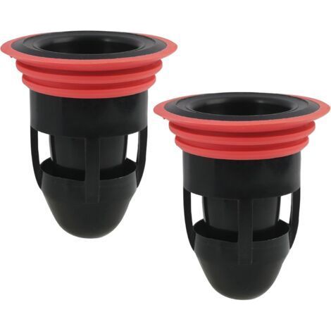 Set mit 2 geruchshemmenden Duschablaufstopfen – Bodenablauf 37–52 mm – hochwertiges ABS-Material – einfache Installation – verhindert Rückflüsse und Gerüche, geruchshemmender Abfluss (1/5)
