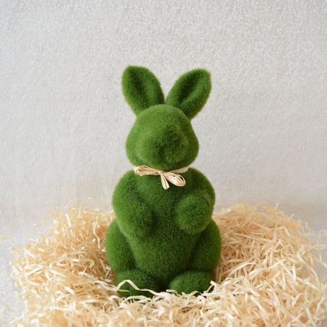 Lapin De Pâques En Mousse - Décoration Intérieure Pour Salon Chambre Et Bureau - 8 cm x 6 cm - Lot De 2