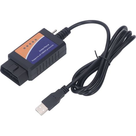 Outil diagnostic auto ELM327 PIC18F25K80 avec CD, compatible tous protocoles OBD2, remplacement pour Ford (1/5)