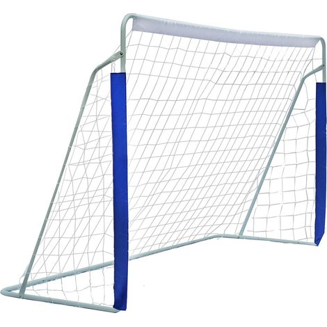 Cage et but de foot facile à monter avec filet et sac de transport pour jeunes et adultes 244x152x91(cm) (1/5)