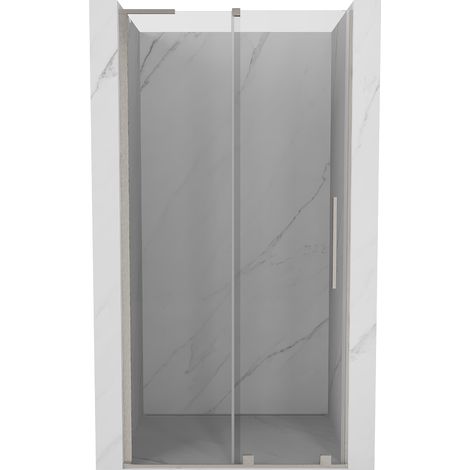 Mexen Velar L puertas de ducha correderas 100 cm, transparente, níquel cepillado - 871-100-003-01-97 (1/5)