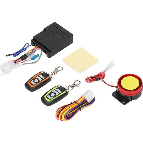 Système d'alarme antivol 12 V pour moto, quad et véhicules tout-terrain, avec 2 télécommandes universelles. (1/5)