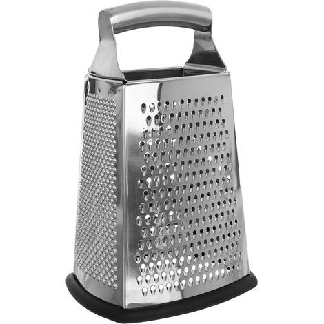 Rallador de cocina de acero de 4 caras, 24 cm (1/3)