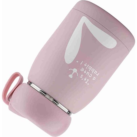 320ml Insulated Water Bottle, Cute Pattern, for Travel (PINK) (1/5)