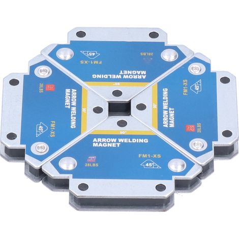 Irovami Kit de 4 supports magnétiques de soudage (aimant de soudage Arrow de 12,7 kg) (1/5)