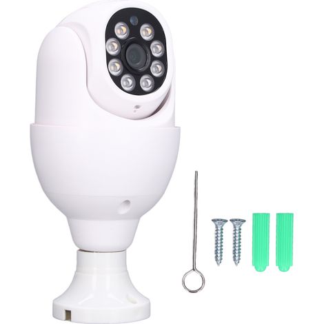 Caméra panoramique WiFi intelligente 1080P, contrôle à distance via APP, vision nocturne couleur, interphone en temps réel pour maison