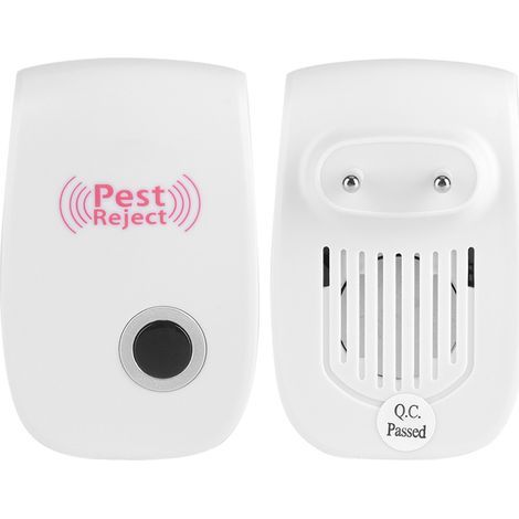 4er-Pack Ultraschall-Mückenabwehrgeräte für den Innenbereich, auch gegen Kakerlaken, Ratten und andere Nagetiere, EU-Stecker (1/5)