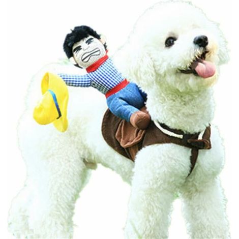 Vêtements Pour Chien Animaux de Compagnie Vêtement D'equitation Le style cow-boy M (1/5)