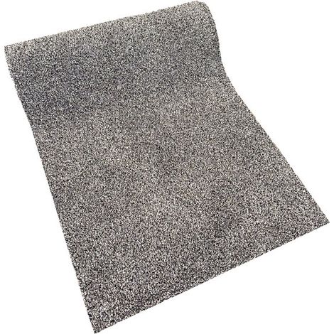 Tapis d'entrée KATCOT Dry-Walk beige 100 x 100 cm – Tapis lavable en coton absorbant antidérapant – Protection de sol et de cuisine (1/5)