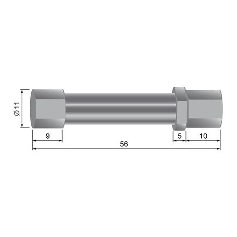 Tornillo ajuste doble - polea 8 mm