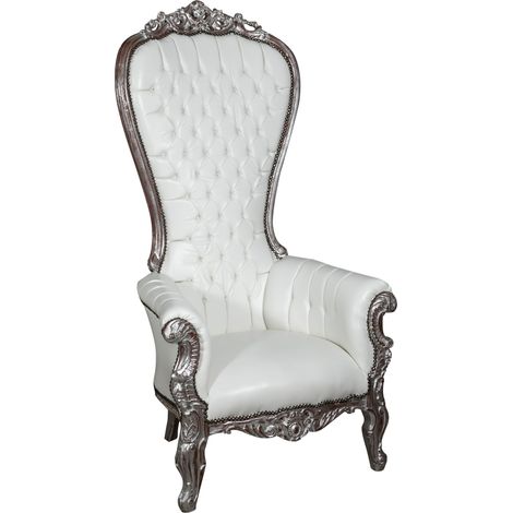 LOUIS XIV FRENCH STYLE SOLID BEECH WOOD MADE THRONE STYLE ARMCHAIR