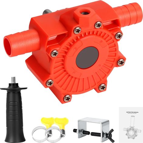 Mini pompe de forage électrique silencieuse Pompe de forage électrique portable Liquide d'huile Eau Main Pompes de transfert auto-amorçantes (1/5)