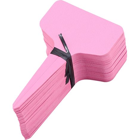 100 étiquettes en plastique pour plantes de jardin, marqueurs de pépinière, pots de fleurs et terreau