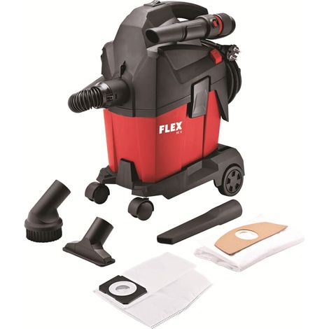 Flex Kompakt Sauger VC 6 L MC manuelle Filterabreinigung +6 Filtersäcke +Zubehör