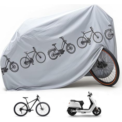 Motorradabdeckung,Housse De Protection pour Moto(200cm x 100cm) Housse Moto Exterieur,Bache, résistante à l'hiver, Housse pour Scooter à Moteur, pour Scooter,cyclomoteur (1/5)