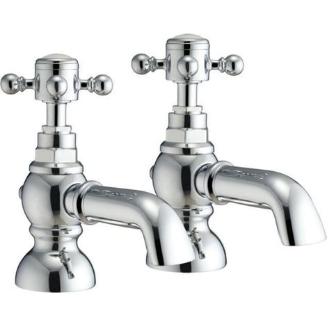 Orbit Harrogate Bath Taps Pair - Chrome (1/2)