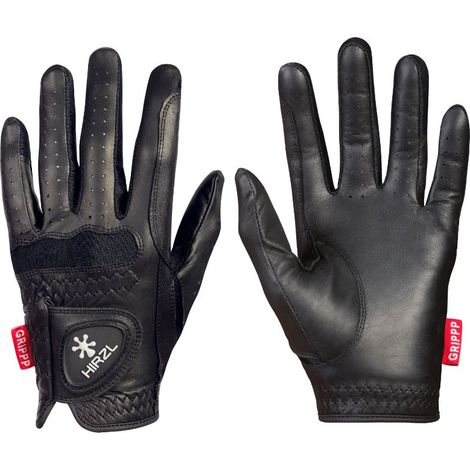 6,5, nero: Gripp Elite Reithandschuhe maximaler Grip und Gefühl mit rutschfester Lederhandfläche (1/3)