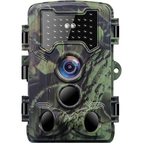 Caméra Faune Sauvage Caméras De Chasse 58MP 2.7K Avec Vision Nocturne Infrarouge 940nm, Caméra Extérieure Sauvage For La Surveillance Et Le Repérage Faune PR1000 Surveillance Fiable Précise(NO Card) (1/5)