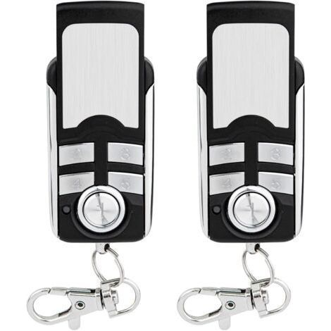 Émetteur portatif Bisecur 868 MHz compatible avec les télécommandes d'ouvre-porte de garage Hormann BS HSE1/HSE2/HSE4/HSE5-868-BS, HS1/HS4/HS5-868-BS, HSS4-868-BS, HSD2-868-BS, HSP4-868-BS, 2 pièces (1/5)