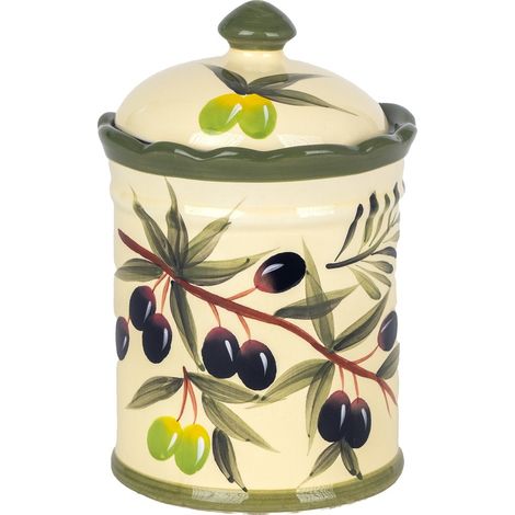 Signes Grimalt Barca da cucina  Sugar Boat con ulive grigie utensili 12x12x18cm 28613