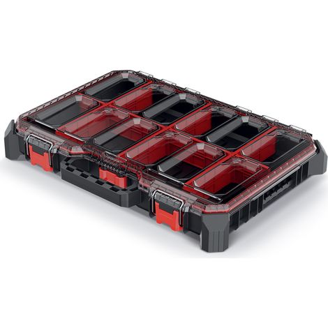 Kistenberg Organizer MSX 40 LOW Kleinteilemagazin mit Trennstegen (1/5)