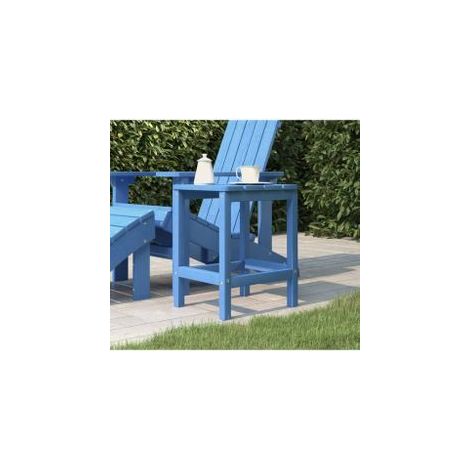 Table de jardin Adirondack Bleu marine 38x38x46 PEHD (1/5)