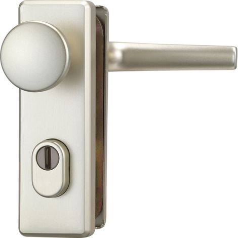 ABUS 89633 - Raccordo di sicurezza per porta, tipo KKZS700 F2, in nichel, colore: Argento (1/4)