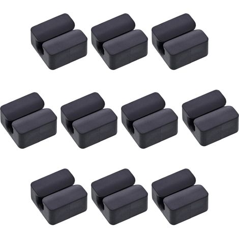 Fixation câble inline kabelclip autocollant thermoplastique