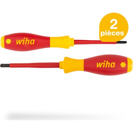 Wiha Jeu de tournevis SoftFinish® electric PlusMinus/Phillips 2 pcs (32281)