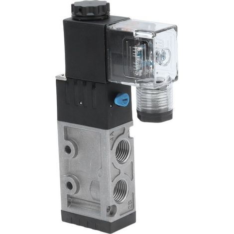 Électrovanne pneumatique à 2 positions et 5 voies, interrupteur d'inversion pneumatique, vannes de commande G1/4 pouces, prise AC 110V ± 15% (1/5)