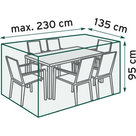 TrendLine Schutzhülle Exclusive Sitzgruppen 230x135x95 cm Abdeckung Gartenmöbel