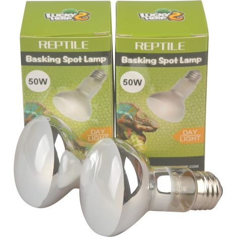 Ampoule chauffante pour spots pour reptiles, paquet de 2 (50, Watts) (1/5)