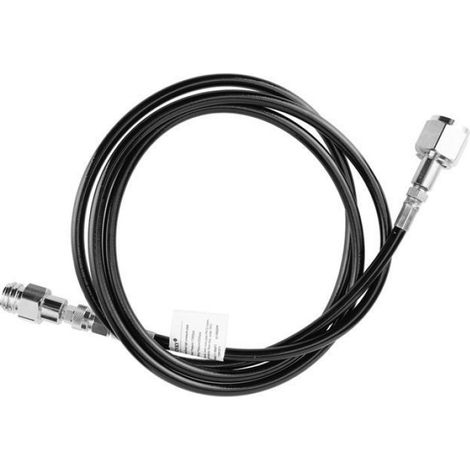Kit Adaptateur CO2 - Raccord CGA320 - Flexible Noir 2 M - Connexion Directe Pour Sodastream - 1 Pièce (1/5)
