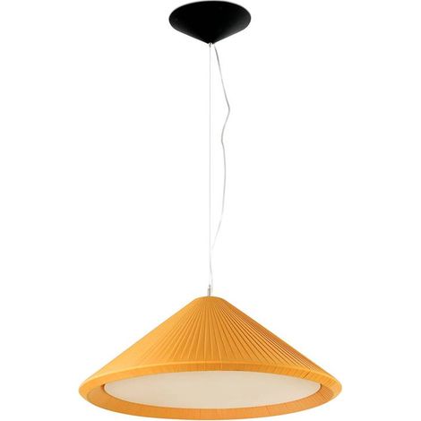 Faro Hue-In - Plafonnier à 3 ampoules, petit dôme, jaune, E27 (1/5)