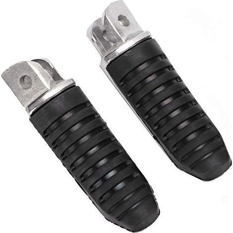 Repose-pieds de Moto, Repose-pieds Noirs 2 Pièces Avant en Aluminium de Passager Adaptés pour DL650 V Strom 2004-2012 (1/5)