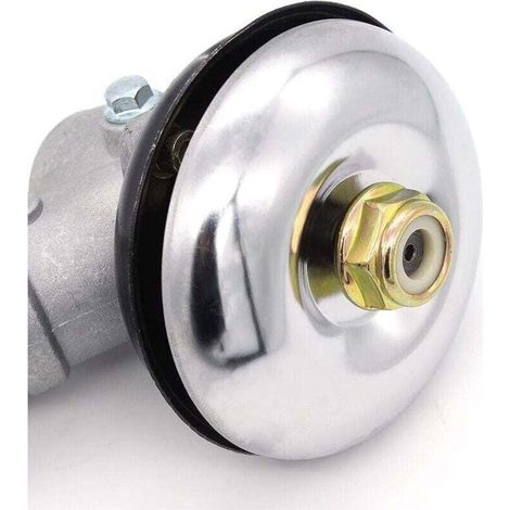 Renvoi d'angle Debroussailleuse 26mm, Tête d'engrenage Debroussailleuse Universelle Boîte de Vitesse de Tondeuse à Gazon pour Coupe Herbe/Tronconneuse (26mm, Rond de 9 Dents) (1/4)