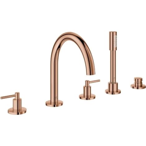 Grohe Atrio Batteria bordo vasca a 5 fori Bronzo, 29407DA0